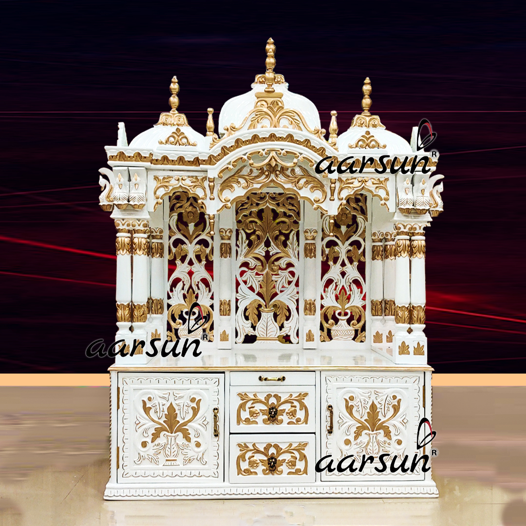 Wooden Customized ISKCON Temple C