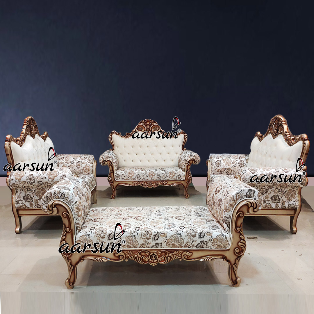 Wooden Royal Gold Sofa Set YT-625