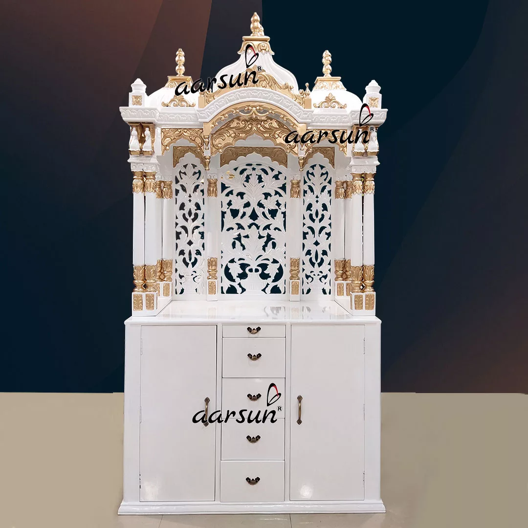 Devasthanam Pooja Mandir With Cabinet Yt 602   1 1 design