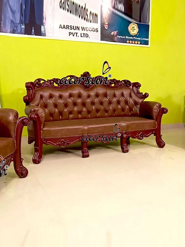 Top 10 Handmade Simple Wooden Sofa Set Designs