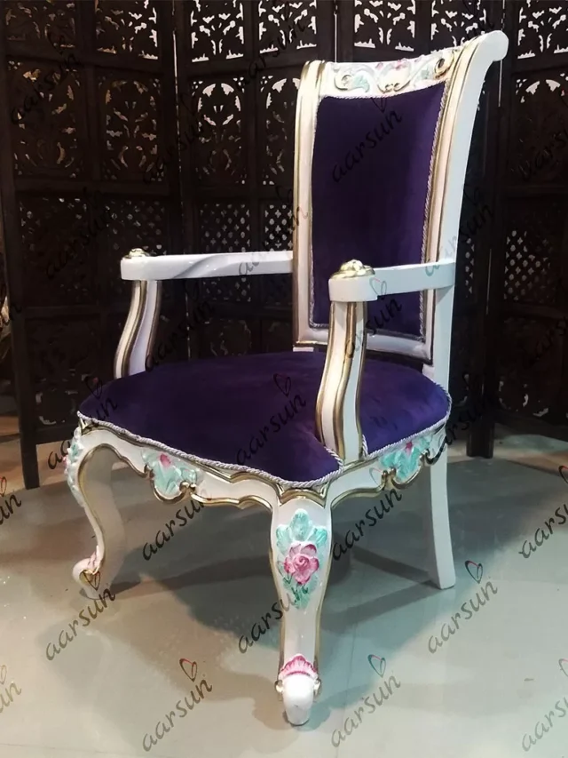 Classic-Arm-Chair-in-White-Finish-UH-CHR-0002-jpg