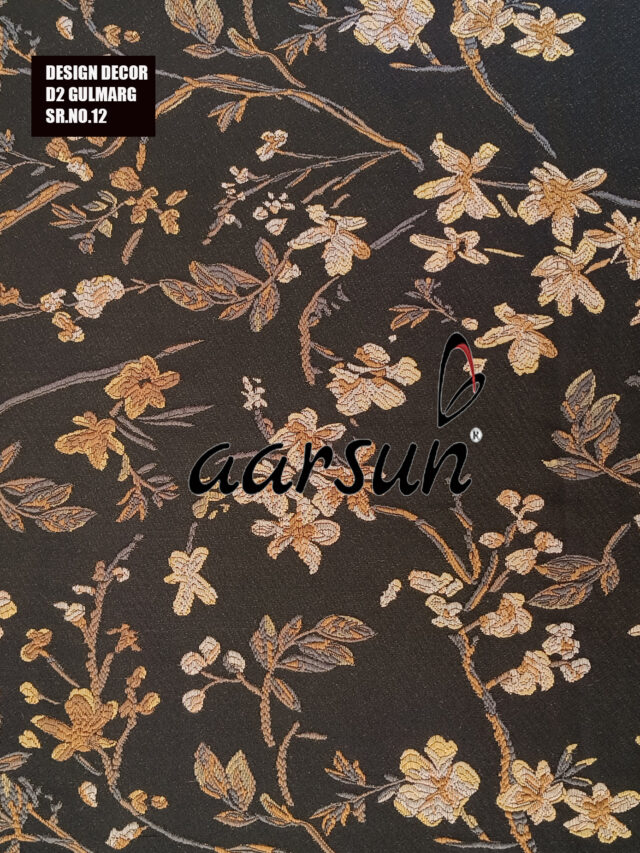 Floral-pattern-fabirc-on-a-black-background