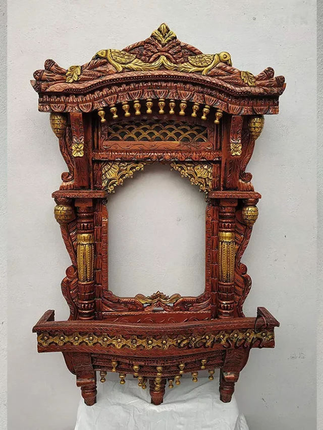 Hand-Carved-Dual-Polish-Jharokha-UH-JH-0013-jpg