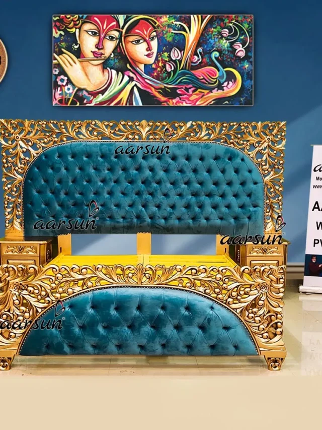 Personalized-King-Size-Bed-in-Teak-Gold-Finish-UH-YT-477-1-jpg (2)