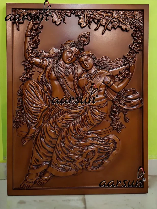 Radhe-Krishna-Picture-Frame-in-Natural-Finish-jpg