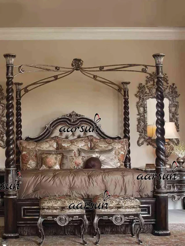 Truly-Majestic-Canopy-Bed-in-Solid-Wood-UH-BED-0061-jpg (1)