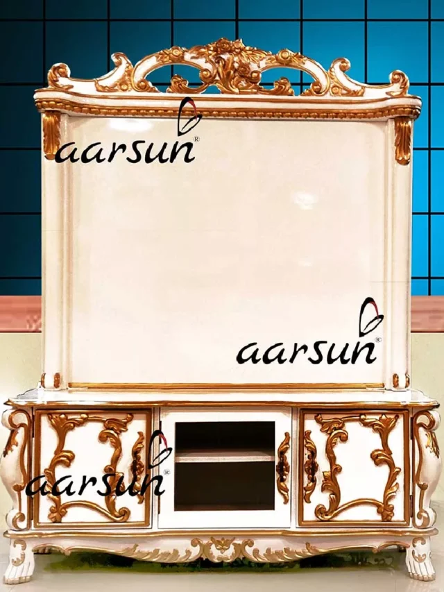 White-Gold-TV-Unit-in-Teak-Wood-YT-448-jpg