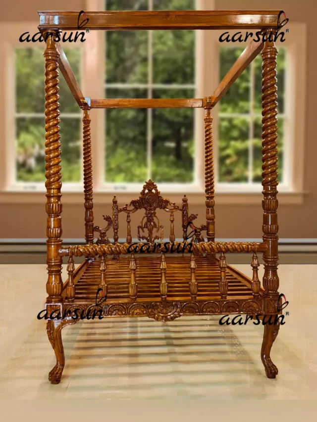 Wooden-Poster-Bed-Teak-Wood-in-Natural-Finish-UH-YT-191-jpg (1)