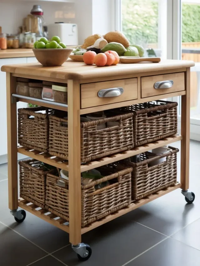 latest-kitchen-trolley-design-with-wicker-baskets