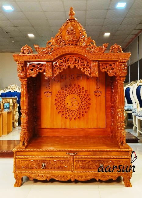 Wooden Pooja Mandir Best Design 1 design