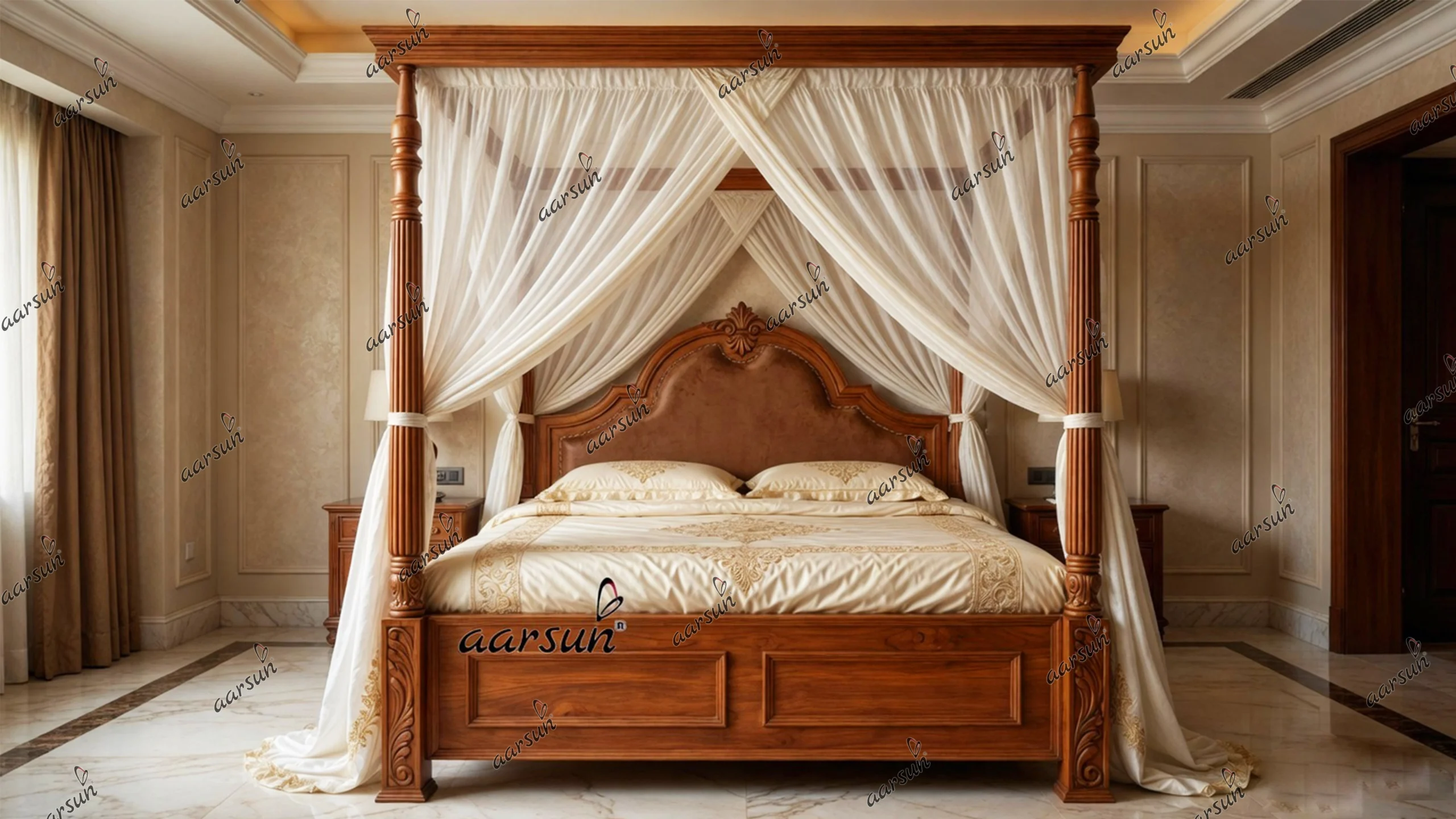 Classic Wood Poster Bed