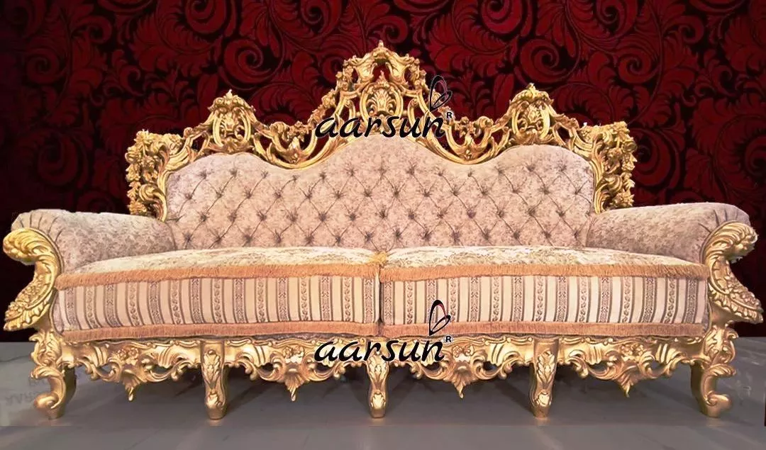 Gold Leafing Luxury Sofa Set YT-690