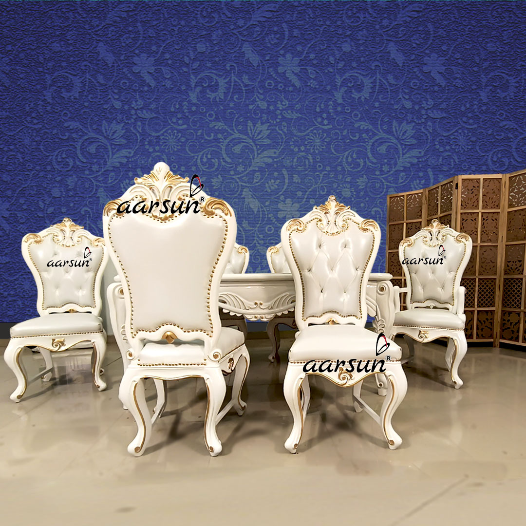 Classic Dining Set in White YT-670