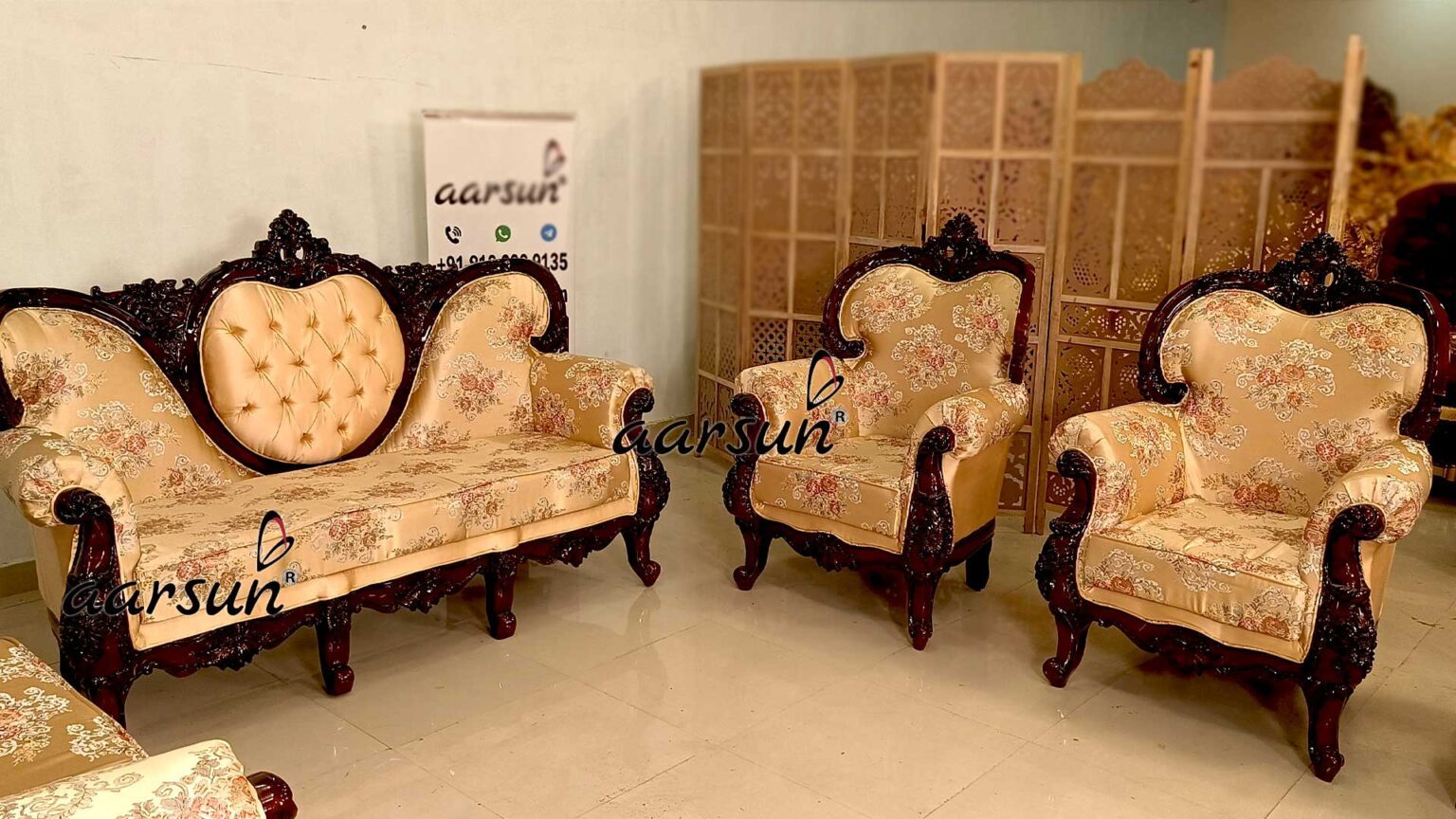 Living Room Luxury Sofa Set YT-708 - Aarsun