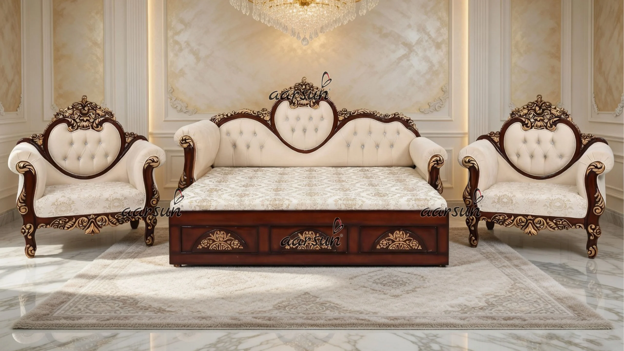 Luxury Sofa Cum Bed YT-701