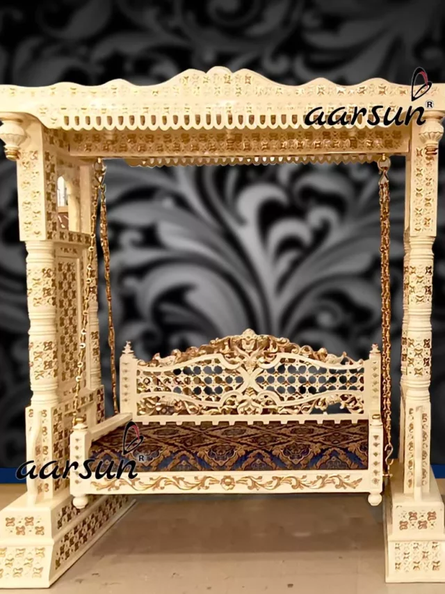 Wood Jhula Trending Design Royal Carved Swing