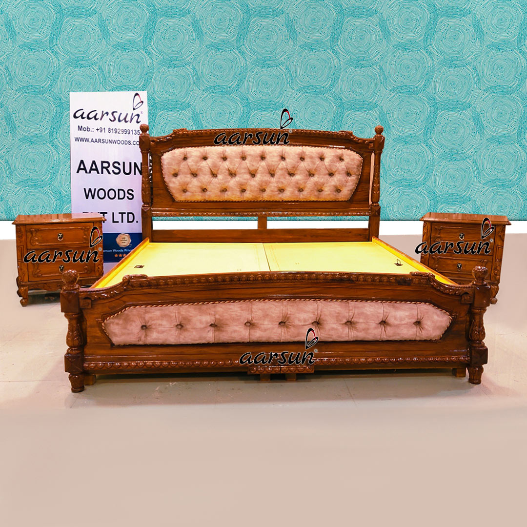Elegant King Size Bed with Storage UH-YT-404