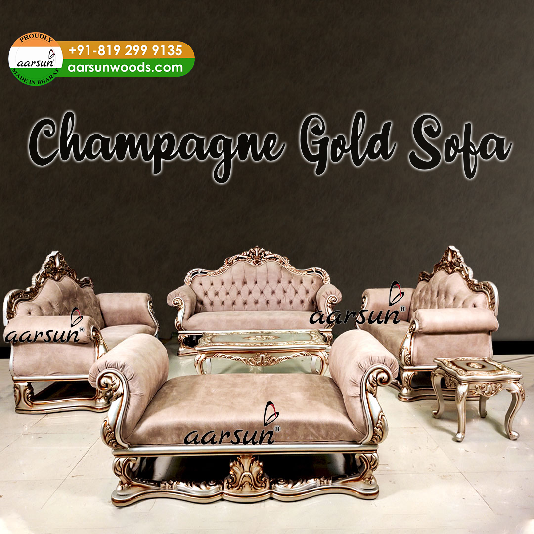 Champagne-Gold-Royal-Sofa-Set