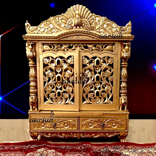3 feet by 4 Feet Pooja Mandir Exclusive Design Aarsun export quality
