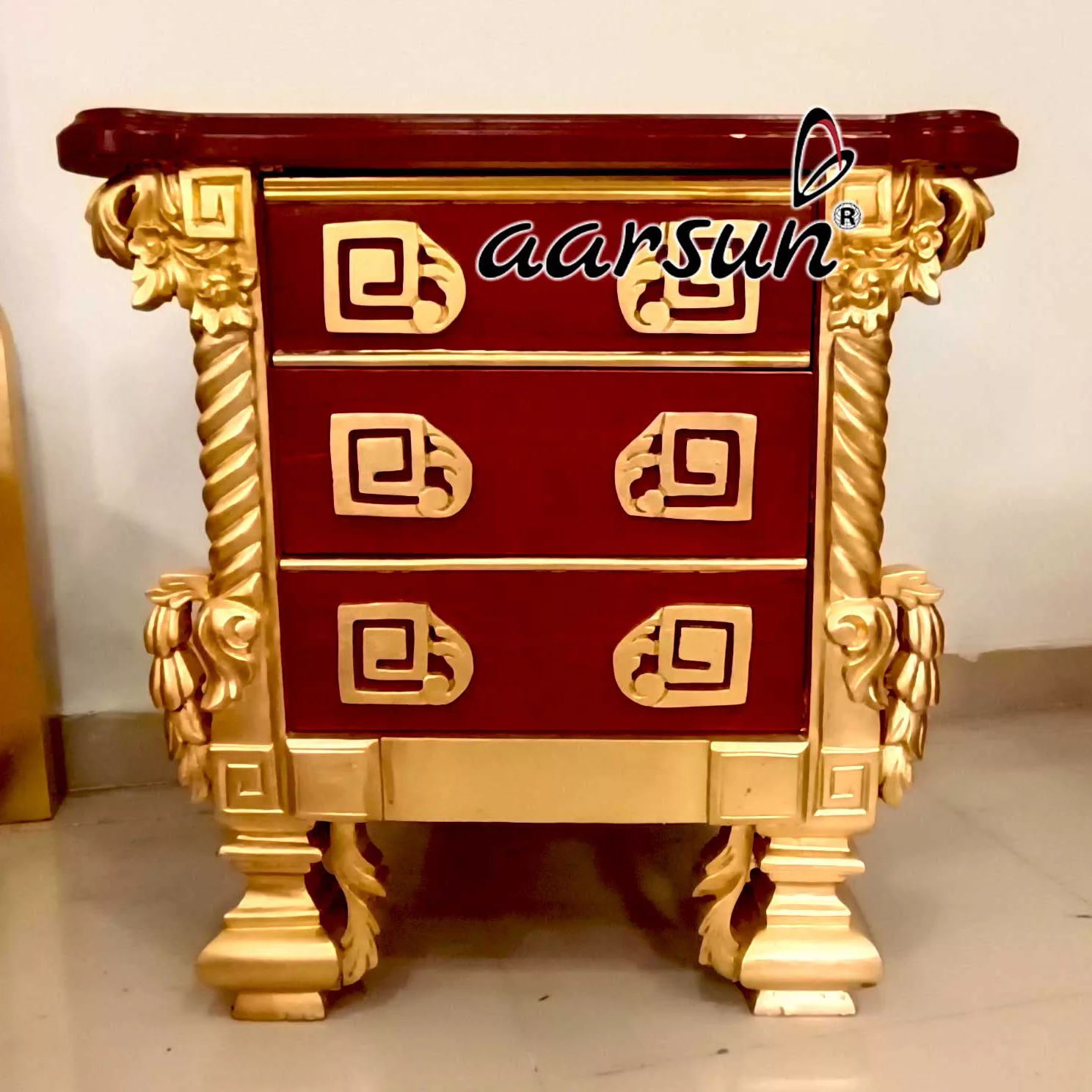 Royal Bedside Table in solid wood