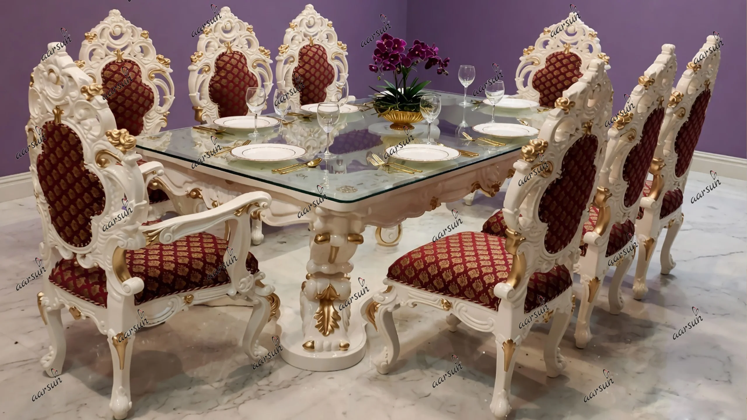 Premium-8-Seater-Off-White-Dining-Set-aarsun