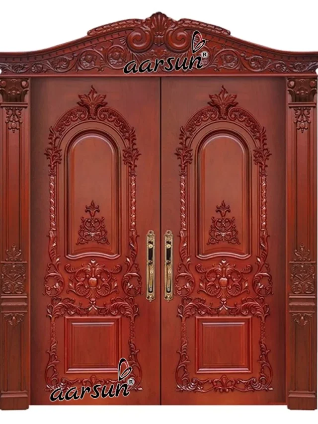 Residential Front Double Door Design