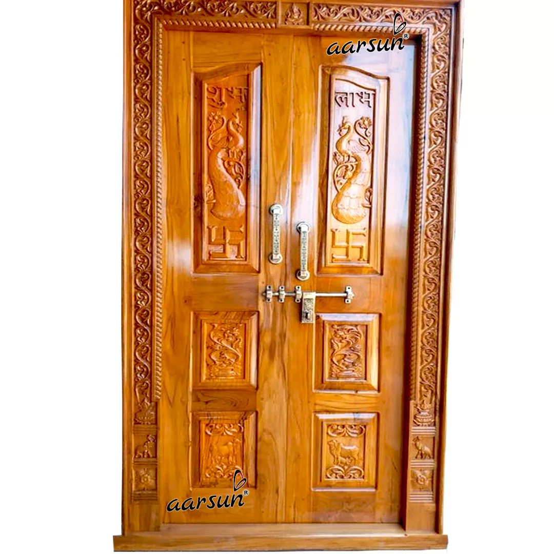 Interior Wooden Double Door -210
