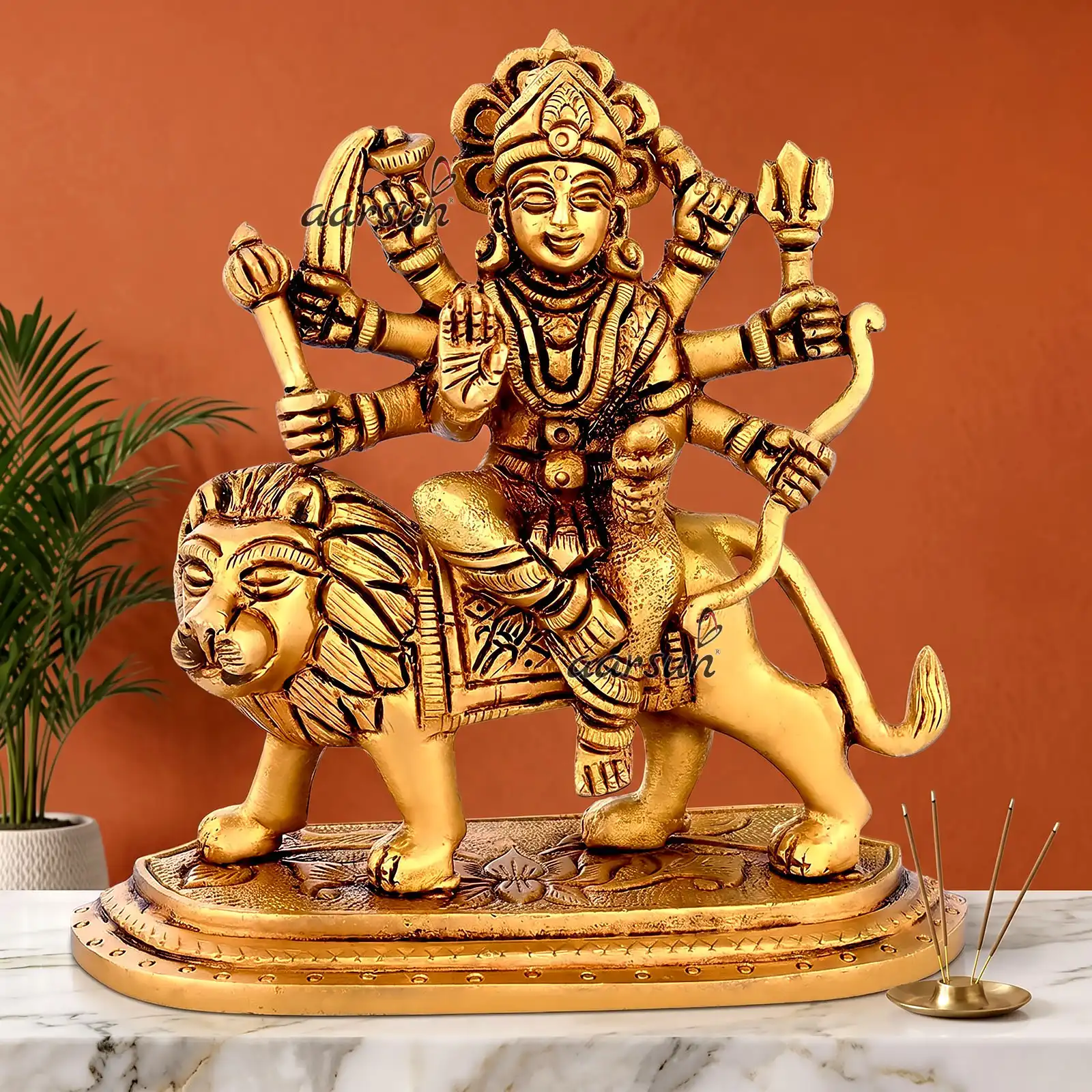 Durga Sherawali Mata Brass Statue BS-005