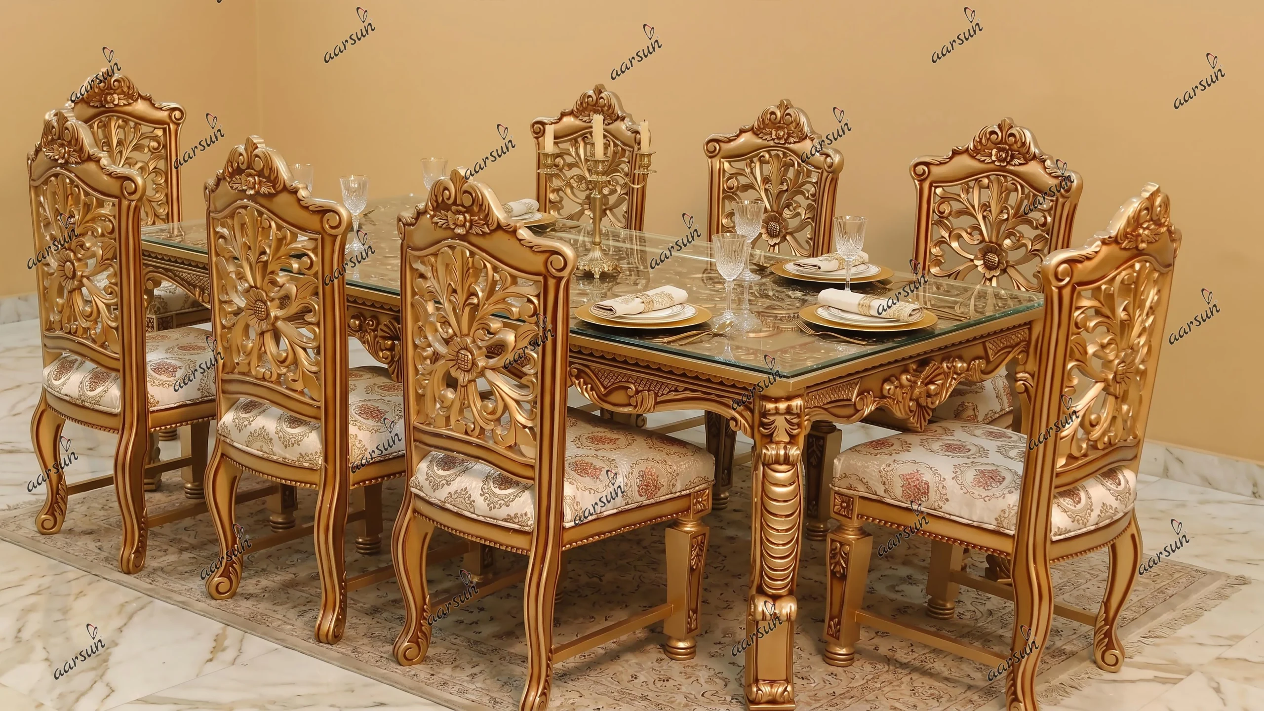 Teak Gold Rush Dining Set