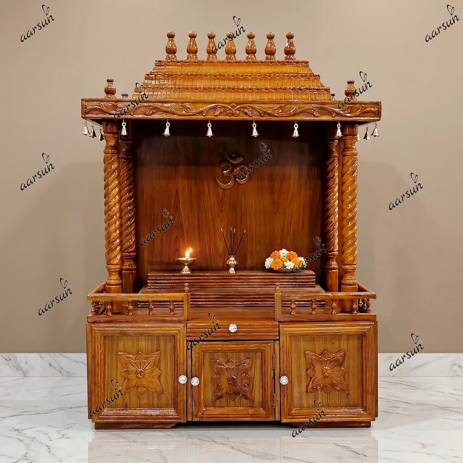 wood temple top design global delivery factory price