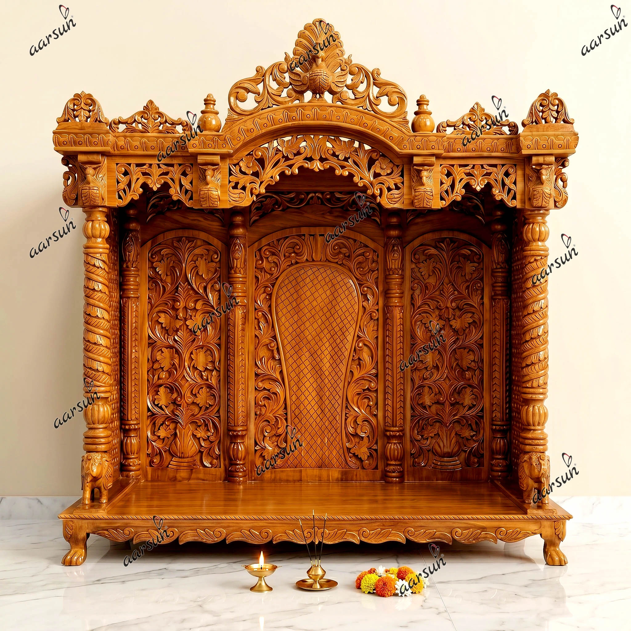 top designer wooden temple