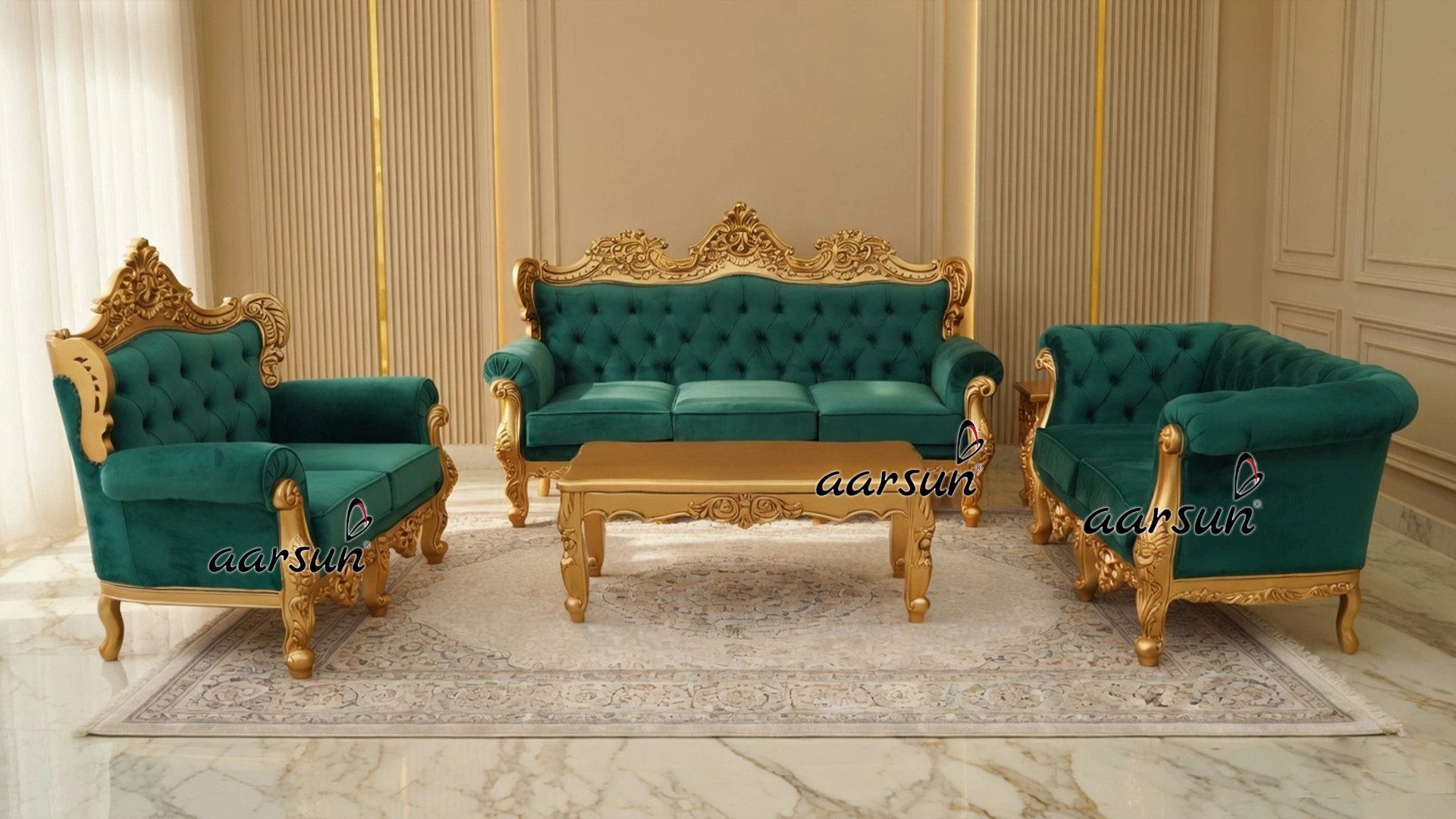 custom made luxury sofa set design