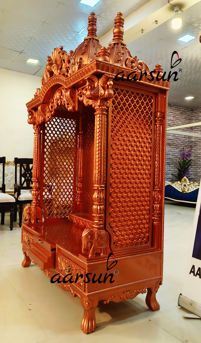 Aarsun Wooden Mandir design