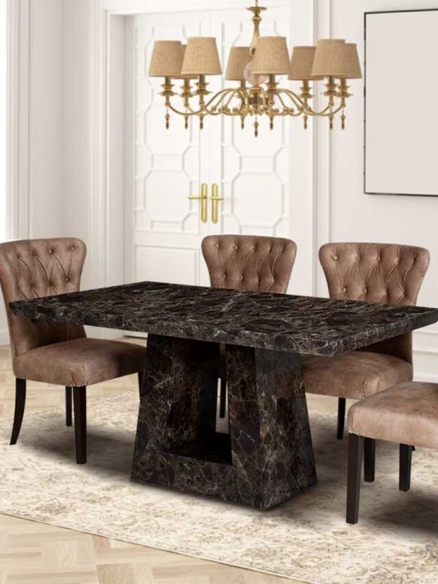 Amazing 10 Marble Dining Tables to Elevate Your Dining Room - Aarsun