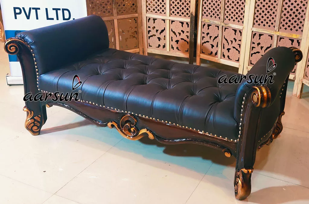 Wooden-Brown-Leather-Settee-jpg
