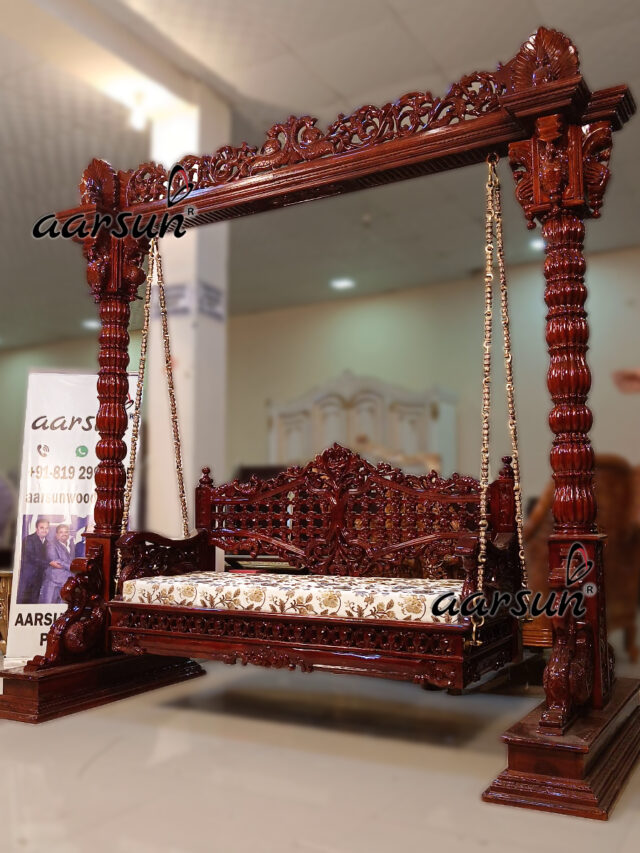 Stunning Wooden Swings Jhula Designs For Your Home Aarsun