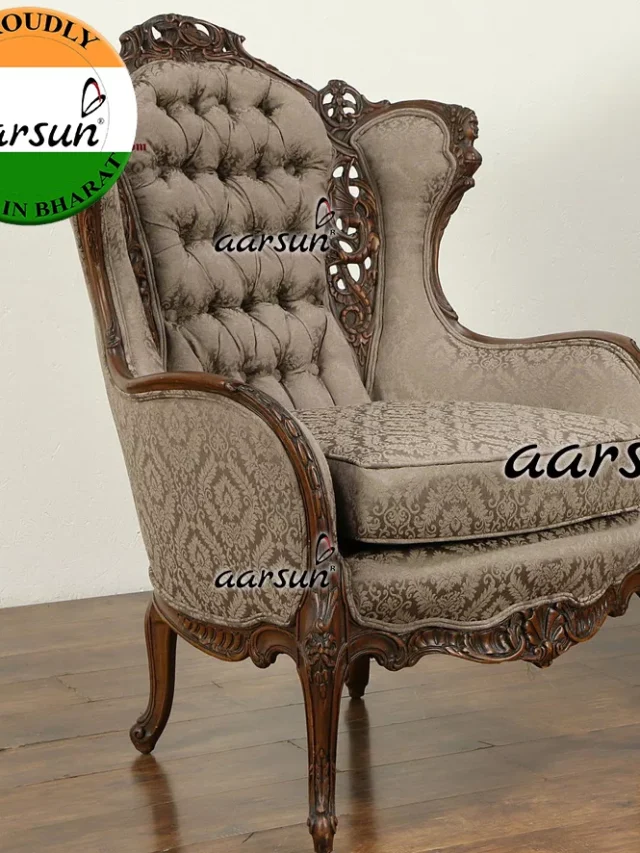 Antique-Style-Handcrafted-Wing-Chair-CHR-101-jpg