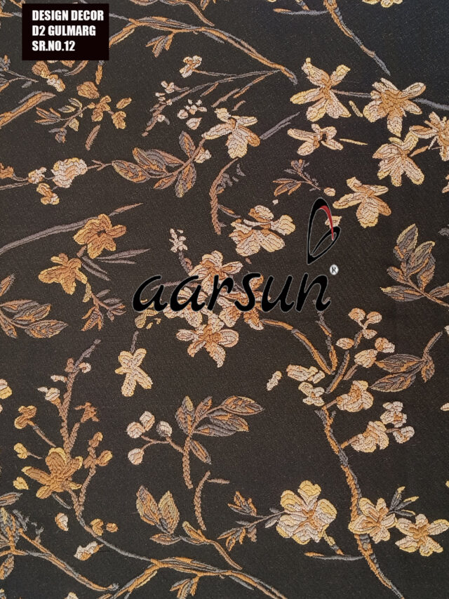 Floral-pattern-fabirc-on-a-black-background