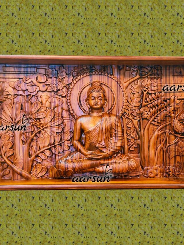 Teak-Wood-3D-Wall-Art-YT-333