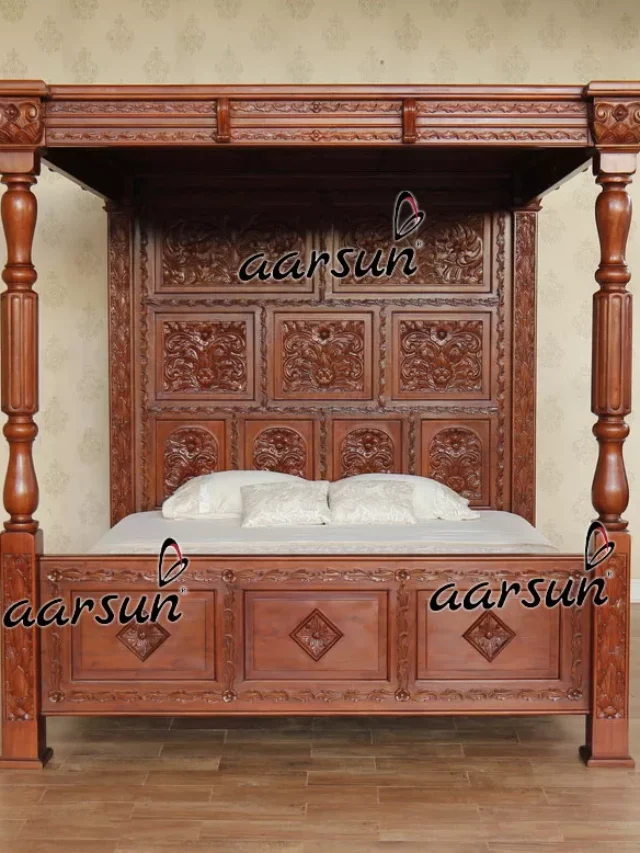 Teak-Wood-Poster-Bed-BED-0052-jpg