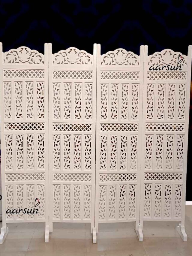 White-Living-Room-Partition-with-Stand