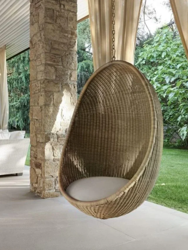 Hanging egg chairs