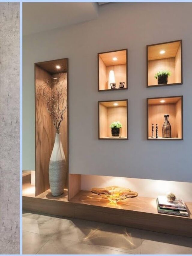 Display Niche, wall decor, wall interior, home decor