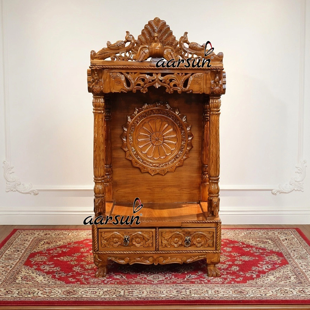 Hand Carved Temple with Intricate Carving