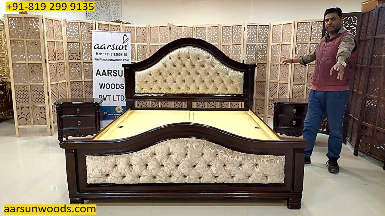 Modern Plywood Cot Designs Plywood Double Cot Designs Modern Brown