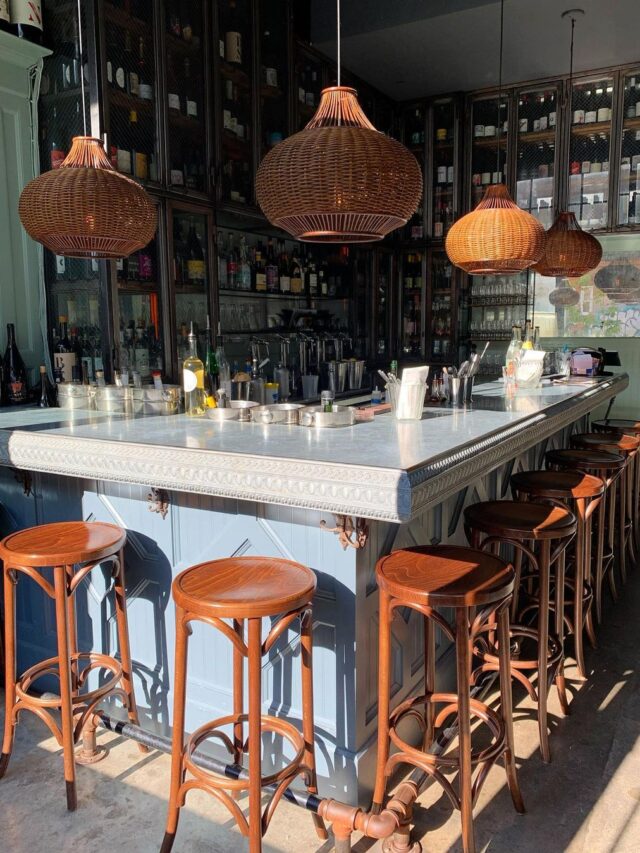 wooden stools