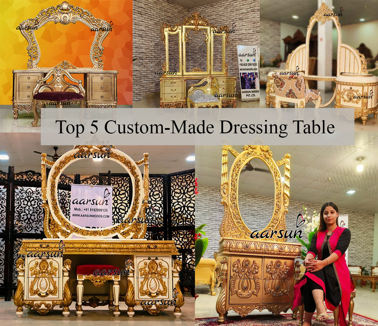 Top 5 Custom-Made Dressing Table