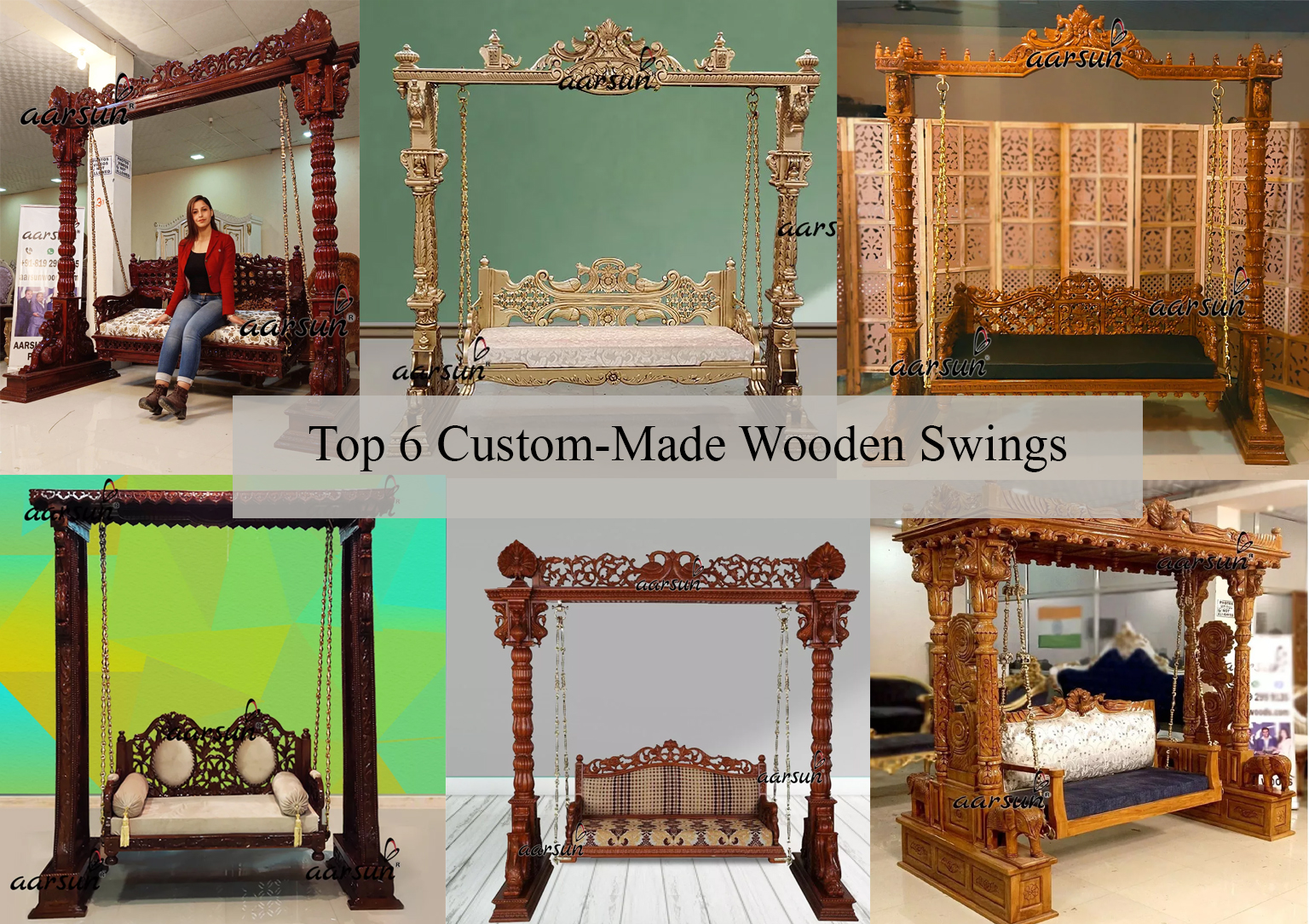 Top 6 Custom-Made Wooden Swings