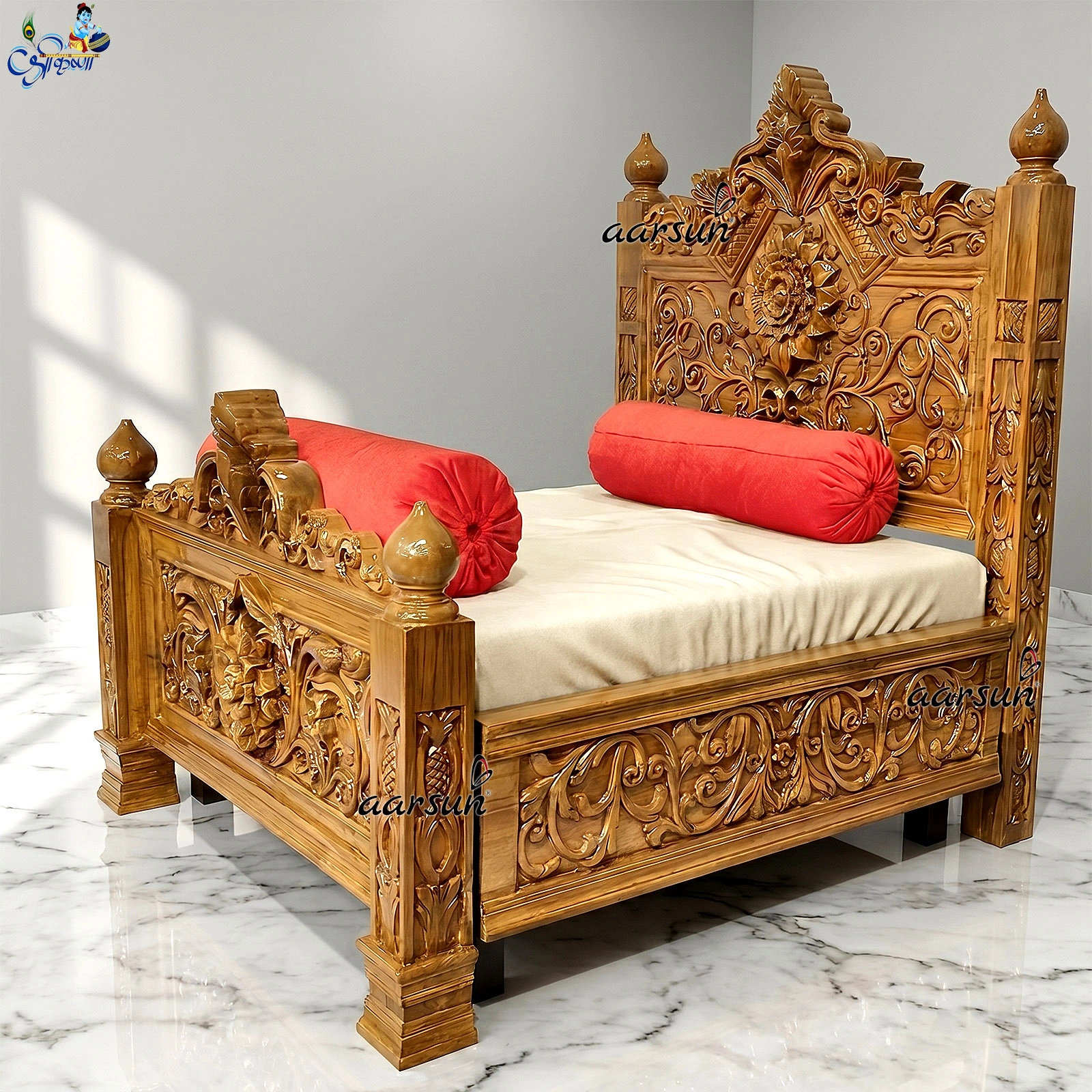 Royal Heritage Laddu Gopal Seva Bed