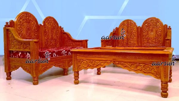 classic sofa set design wooden